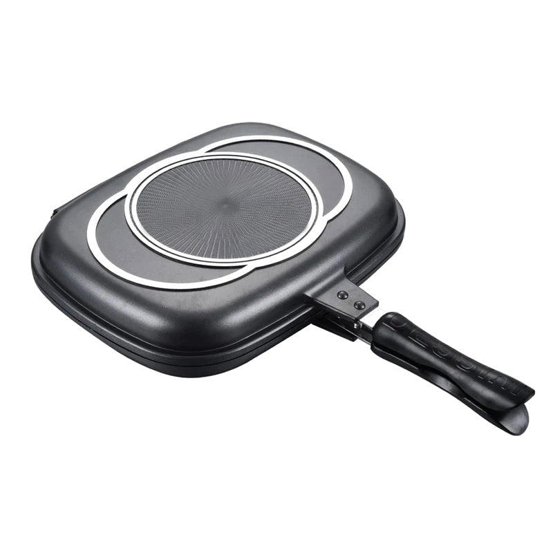 Elevate Your Cooking with the Double-sided Grill Pan For Frying